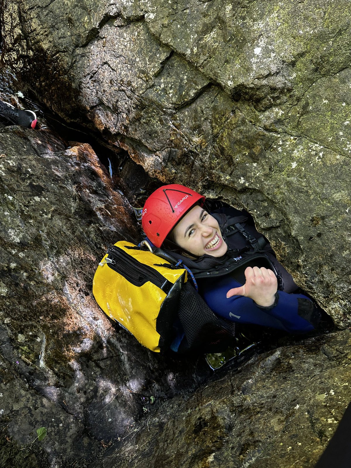 Canyoning près de Clermont-Ferrand au canyon Cornillou